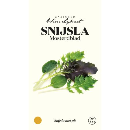 Snijsla Mosterdblad - Wim Lybaert Zaaigoed