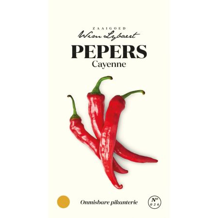Pepers Cayenne - Wim Lybaert Zaaigoed