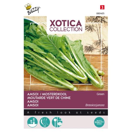 Buzzy Xotica Amsoi grun - Buzzy Xotica Groene Amsoi of mosterdkool