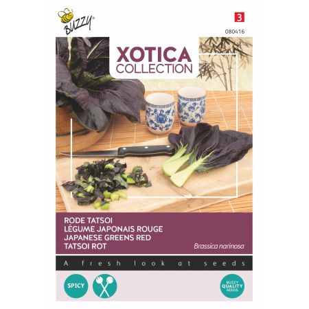 Buzzy Xotica Tatsoi Rot - Buzzy Xotica Rode Tatsoi