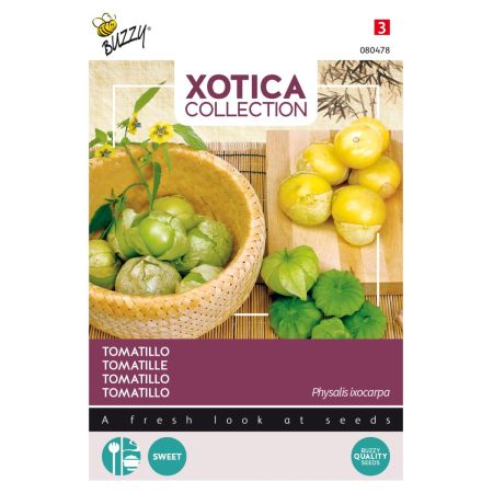 Buzzy Xotica Tomatillo, Mexikanische Andenbeere - Buzzy Xotica Tomatillo, Mexicaanse aardkers