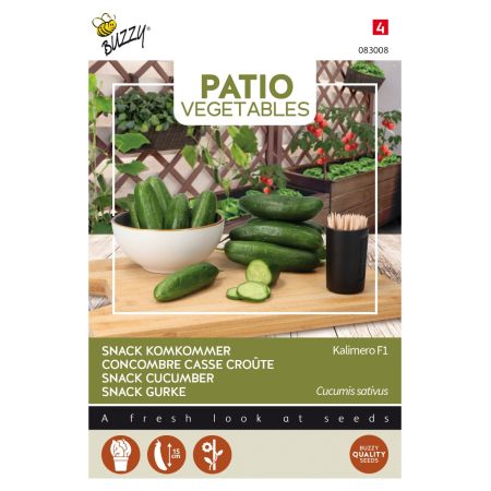 Buzzy Patio Veggies, Snack gurke Kalimero F1 - Buzzy Patio Veggies, Snackkomkommer Kalimero F1