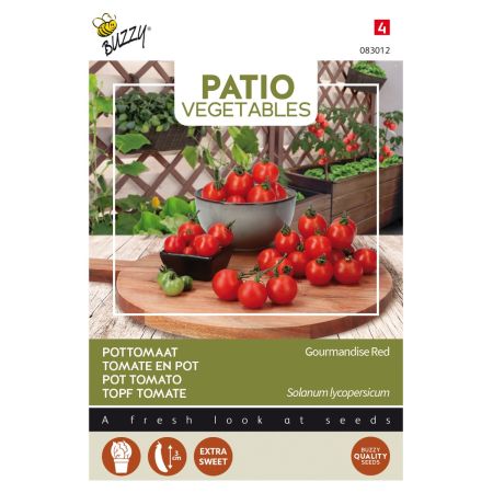 Buzzy Patio Veggies, Topf Tomate Gourmandise Red - Buzzy Patio Veggies, Tomaat Gourmandise Red