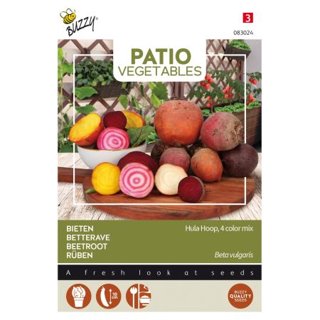 Buzzy Patio Veggies, Rüben Hula Hoop, 4 Farbenmischung - Buzzy Patio Veggies, Biet Hula Hoop