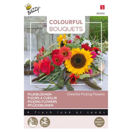 Buzzy Colourful Bouquets, Cheerfull Picking Flowers, Pflückblumen - Buzzy Colourful Bouquets, Cheerfull Picking Flowers, Plukbloemen