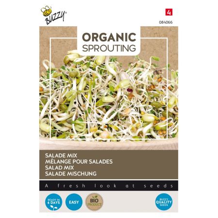 Buzzy Organic Sprouting Salat Mischung (BIO) - Buzzy Organic Sprouting Salademengsel  (BIO)