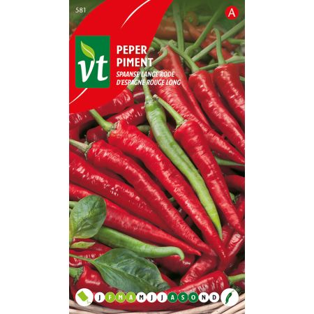 Peper Spaanse Lange Rode
