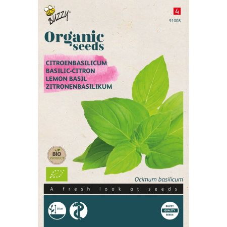 Buzzy Organic Zitronenbasilikum (BIO) - Buzzy Organic Basilicum Citroensmaak (BIO)