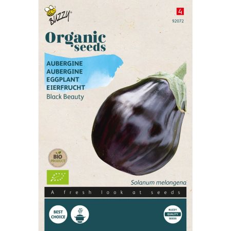 Buzzy Organic Eierfrucht Black Beauty (BIO)   - Buzzy Organic Aubergine Black Beauty (BIO)