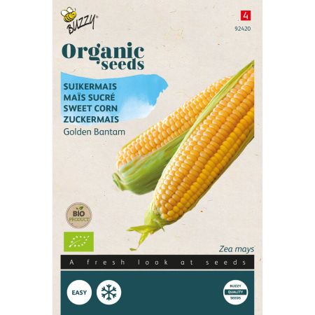 Buzzy Organic Zuckermais Golden Bantam (BIO) - Buzzy Organic Suikermais Golden Bantam  (BIO)