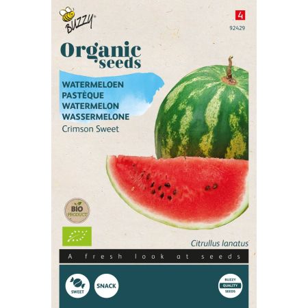 Buzzy Organic Wassermelone Crimson Sweet (BIO) - Buzzy Organic Watermeloen Crimson Sweet (BIO)