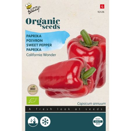 Buzzy Organic Paprika California Wonder (BIO) - Buzzy Organic Paprika California Wonder  (BIO)