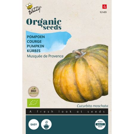 Buzzy Organic Essbare Kürbis Musquée de Provence (BIO) - Buzzy Organic Eetbare Pompoen Musquée de Provence  (BIO)