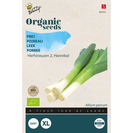 Buzzy Organic Porree Herbstriesen 2 Hannibal - Bio Samen