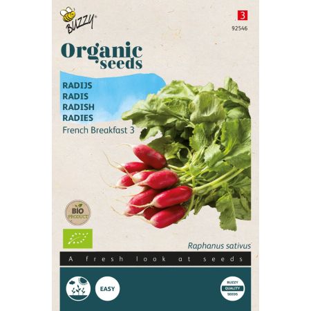 Buzzy Organic Radies French Breakfast 3 (BIO) - Buzzy Organic Radijs French Breakfast 3 (BIO)