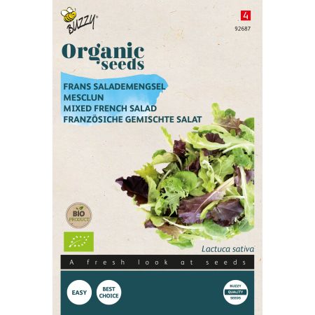 Buzzy Organic Französiche gemischte Salat - Bio Samen