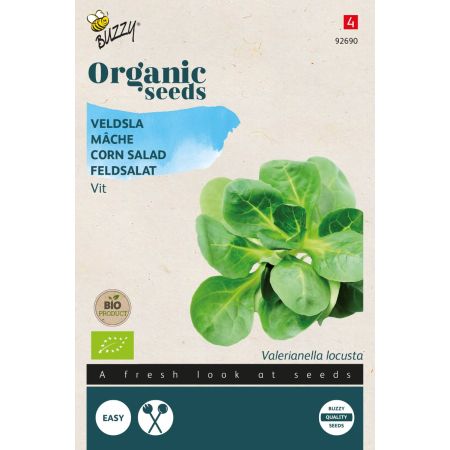 Buzzy Organic Feldsalat Holländischer breitblättriger (BIO) - Buzzy Organic Veldsla Grote Noordhollandse  (BIO)