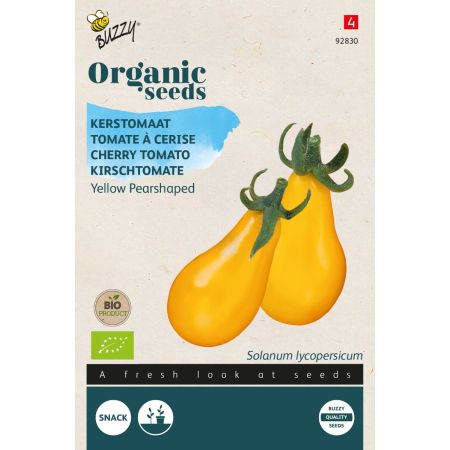 Buzzy Organic Kirschtomaten Yellow Pearshaped (BIO) - Buzzy Organic Tomaat Yellow Pearshaped (BIO)
