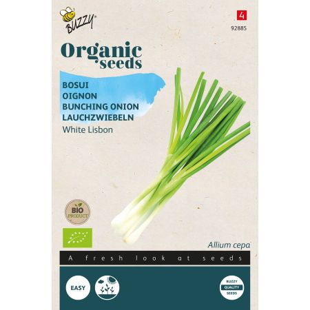 Buzzy Organic Lauchzwiebeln White Lisbon - Bio Samen
