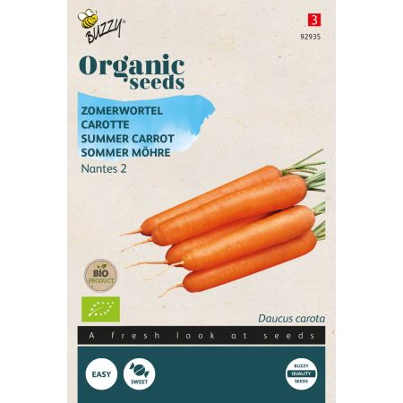 Buzzy Organic Sommer Möhre Nantes 2 (BIO) - Buzzy Organic Zomerwortelen Nantes 2  (BIO)