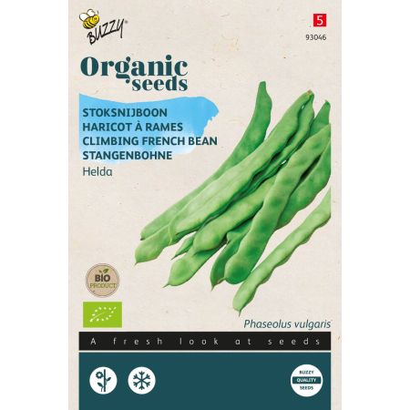 Buzzy Organic Stangenbohne Helda (BIO) - Buzzy Organic Stoksnijboon Helda  (BIO)