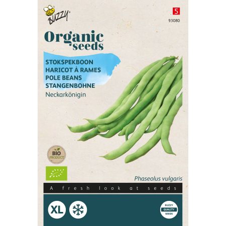 Buzzy Organic Stangenbohnen Neckarkönigin - Bio Samen