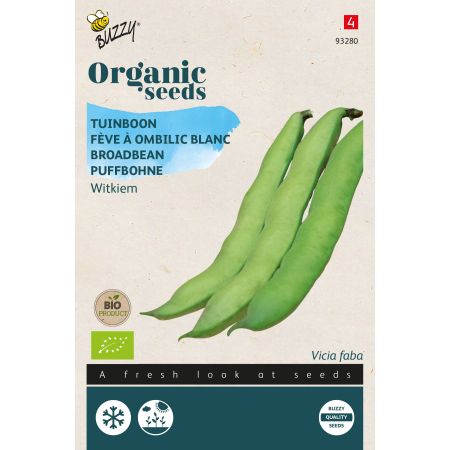 Buzzy Organic Puffbohnen Witkiem - Bio Samen