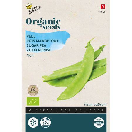 Buzzy Organic Zuckererbse Norli - Bio Samen
