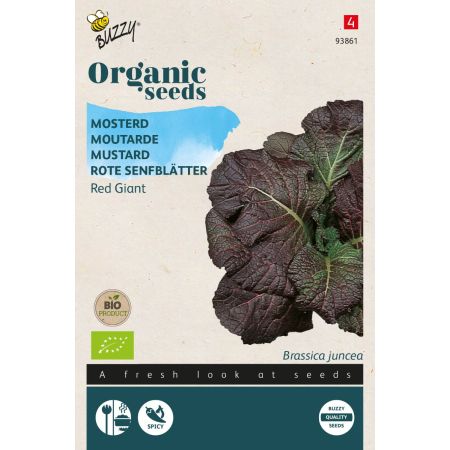 Buzzy Organic Rote Senfblätter Red Giant (BIO) - Buzzy Organic Mosterd Red Giant (BIO)