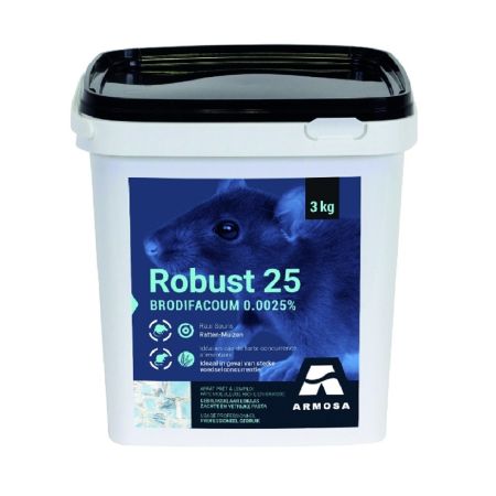 Robuste 3kg - Rattengiftpaste - Profi für die Ratten- und Mäusebekämpfung - Kostenlose Lieferung