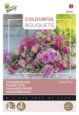 Buzzy Colourful Bouquets, Pretty Pink