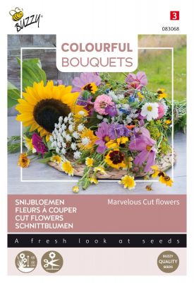 Buzzy Colourful Bouquets, Marvelous Cutflowers