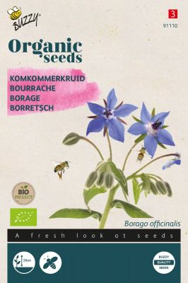 Buzzy Organic Borretsch (Borage of Bernagie) (BIO)