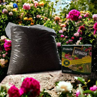 Komplettes Rosenpflege-Paket: Universaldünger 4kg & Spinox 60ml Insektizid